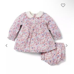 JANIE AND JACK Baby Floral Collared Matching Set 3-6 mo